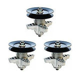 Erie Tools Three (3) Pack Lawn Mower Deck Spindle Assembly & Pulley for Cub Cadet 618-04125 618-04126 I1050, LT, SLT & RZT Zero Turn