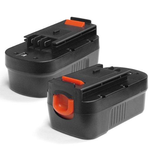 2 x ExpertPower 18v 3000mAh NiMh Battery for Black & Decker 244760-00 A18 HPB18 HPB18-OPE Firestorm A18 FS180BX FS18BX FSB18