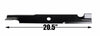 USA Mower Blades U15205BP (6) High-Lift for Exmark 103-6383 103-6383-S Length 20-1/2in. Width 2-1/2in. Thickness .250in. Center Hole 15/16in. 60in. Deck