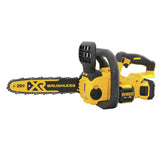 DEWALT DCCS620P1R 20V MAX 5.0 Ah Cordless Lithium-Ion Compact Chainsaw Kit (Renewed)