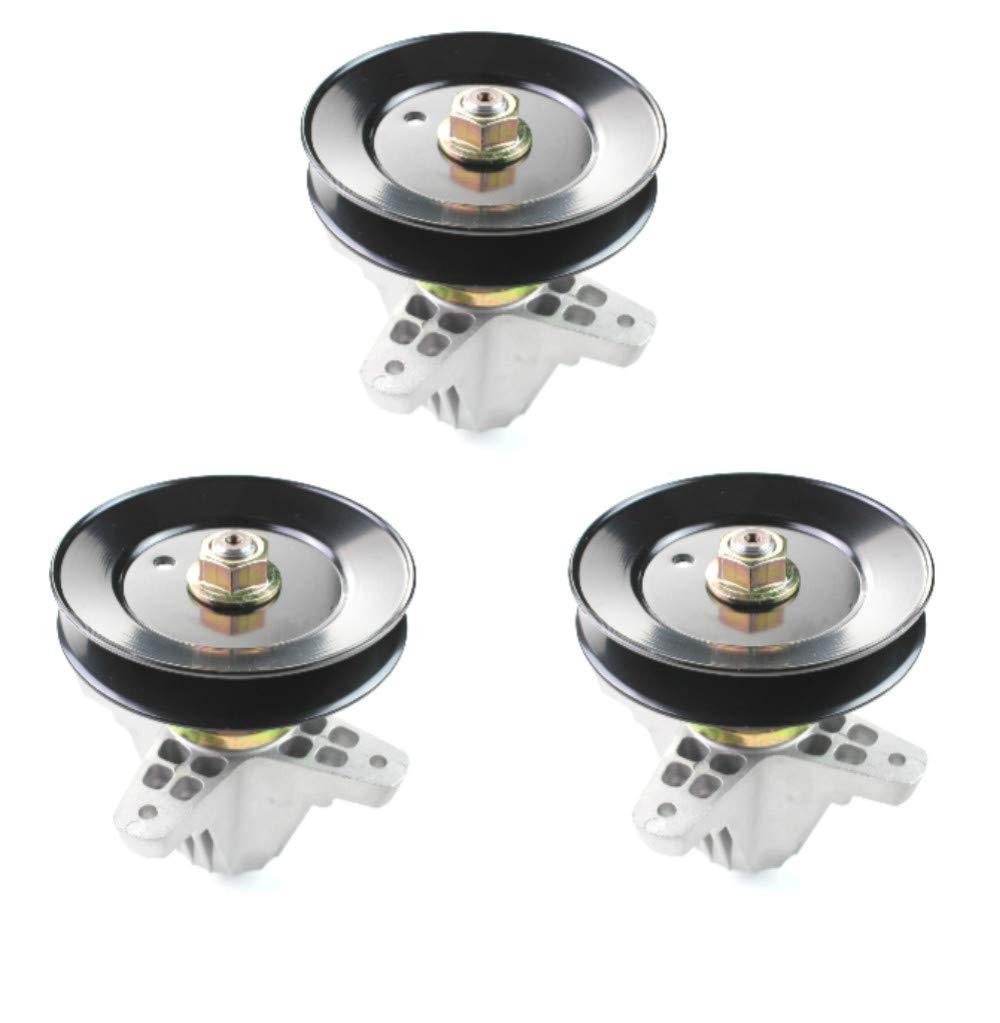 OakTen Pack of 3 Mower Deck Spindle Assembly for Cub Cadet MTD Troy Bilt 618-06980 918-06980