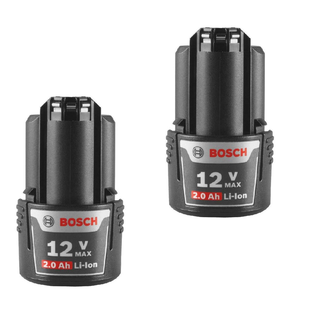 Bosch BAT414 Replacement (2 Pack) 12-Volt Max Lithium-Ion 2.0Ah High Capacity Battery # BAT414-2pk