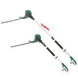 DOEWORKS Corded 2 in 1 Multi-Angle Cutting Telescopic Electric Hedge Trimmer on Pole, 18