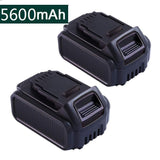 Upgraded 5600mAh for Dewalt 20V Battery Replace 20 Volt Lithium-ion DCB205 DCB205-2 DCB206 DCB207 DCB204 DCB203 DCB201 DCB200 DCB180 DCD/DCF/DCG/DCS Series