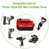 20V Max 6.0Ah Lithium PCC685L Replacement Battery Compatible Porter Cable PCC685L PCC680L Cordless Tools Batteries