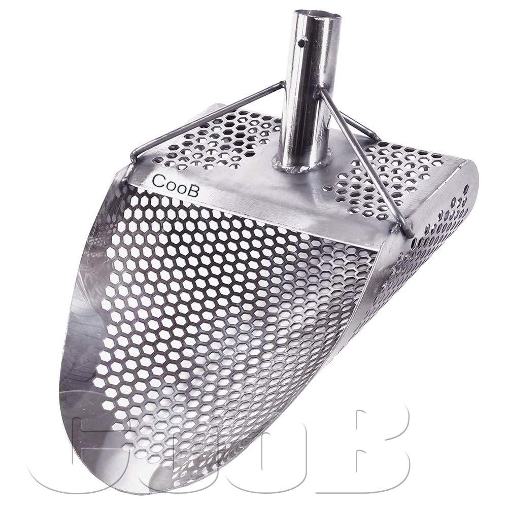 CooB Sand Scoop for Metal Detecting Hexagon 7 Beach Metal Detector Hunting Tool Stainless Steel