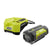 Ryobi OP4026 40-Volt Lithium-ion Battery and OP400A 40 Volt Lithium-ion Charger (Renewed)