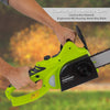 SereneLife Cordless Chainsaw - 18V Electric Home Garden Chain-Saw Cutter with Rechargeable Battery, 12'' -inch (AZPSLCHSAW1815)