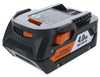 Ridgid AC840087P 18 Volt 4 Amp Hour Lithium-Ion Battery w/ Onboard Fuel Gauge (2-Pack of R840087 Battery) (Renewed)