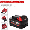 2PACK 4.0Ah Lithium Ion Replacement Battery for 18V Milwaukee M18 Series Cordless Power Tools 48-11-1840 48-11-1820 48-11-1850