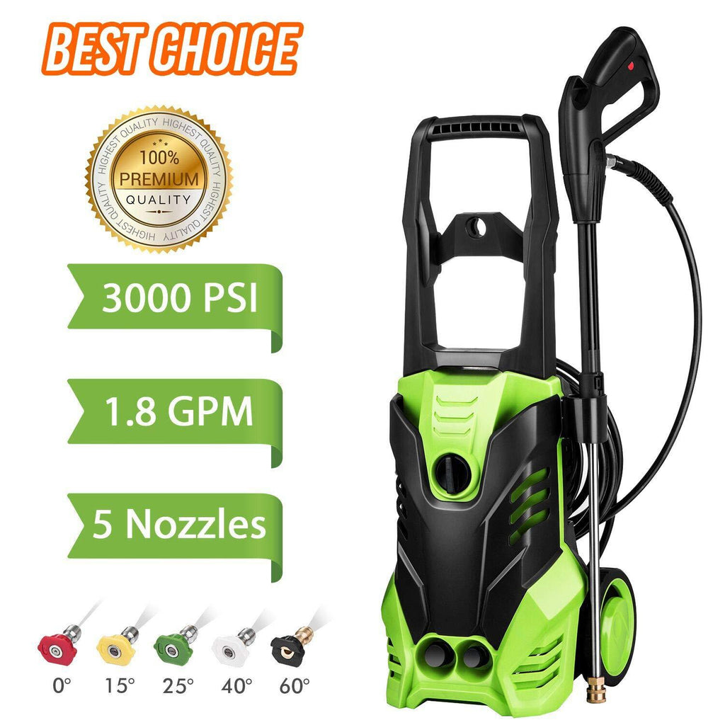 Homdox 3000 PSI Electric Pressure Washer, High Pressure Washer, Professional Washer Cleaner Machine 1800W