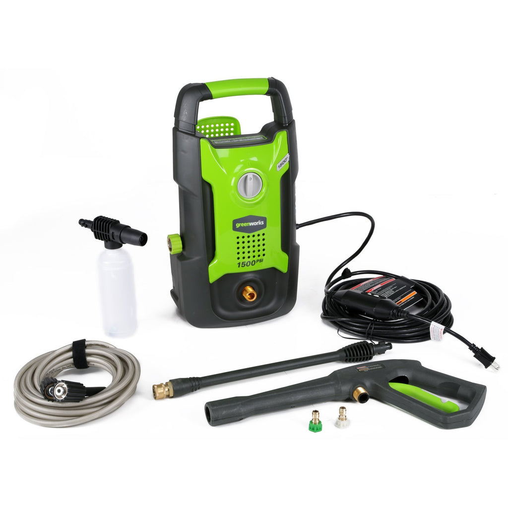 Greenworks 1500 PSI 13 Amp 1.2 GPM Pressure Washer GPW1501 (Renewed)