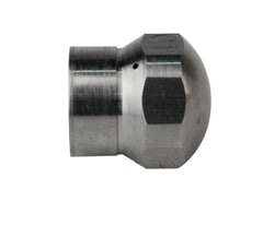 Schieffer 1/8in. x 50ft. 4800 PSI Thermoplastic Sewer Jetter Hose & MTM Hydro 5.0 Orifice Button Nose Nozzle