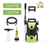 Homdox 3500 PSI Electric Pressure Washer 2.6 GPM Power Washer 1800W Electric Power Washer Cleaner with 4 Nozzles