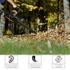 Leaf Blower Vacuum, TECCPO 12-Amp 250MPH 410CFM 3 in 1 Corded Electric Two-Speed Professional Sweeper/Vac/Mulcher, Metal Blade, Ideal for Lawn and Garden - TABV01G