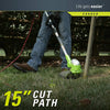 GreenWorks 5.5Amp 15-Inch Corded String Trimmer with Trimmer Line 21272