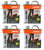 Stihl 7010 871 0203 Motomix 50:1 2 Cycle PreMix Fuel, Pack Of 4