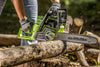 Earthwise LCS34014 14-Inch 40-Volt Cordless Electric Chainsaw, 2Ah Battery & Charger Included